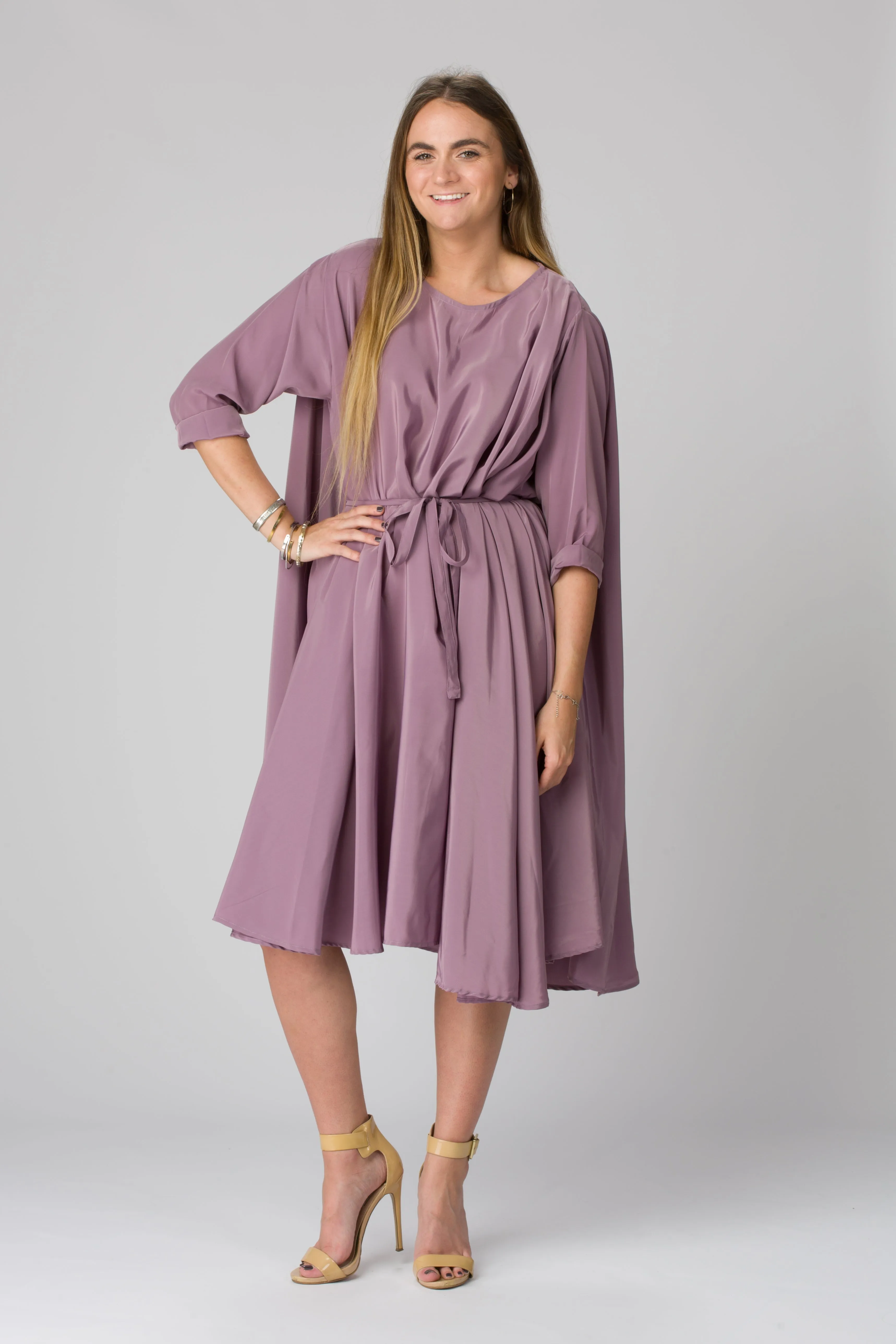 Shunka - Purple Mauve Crepe