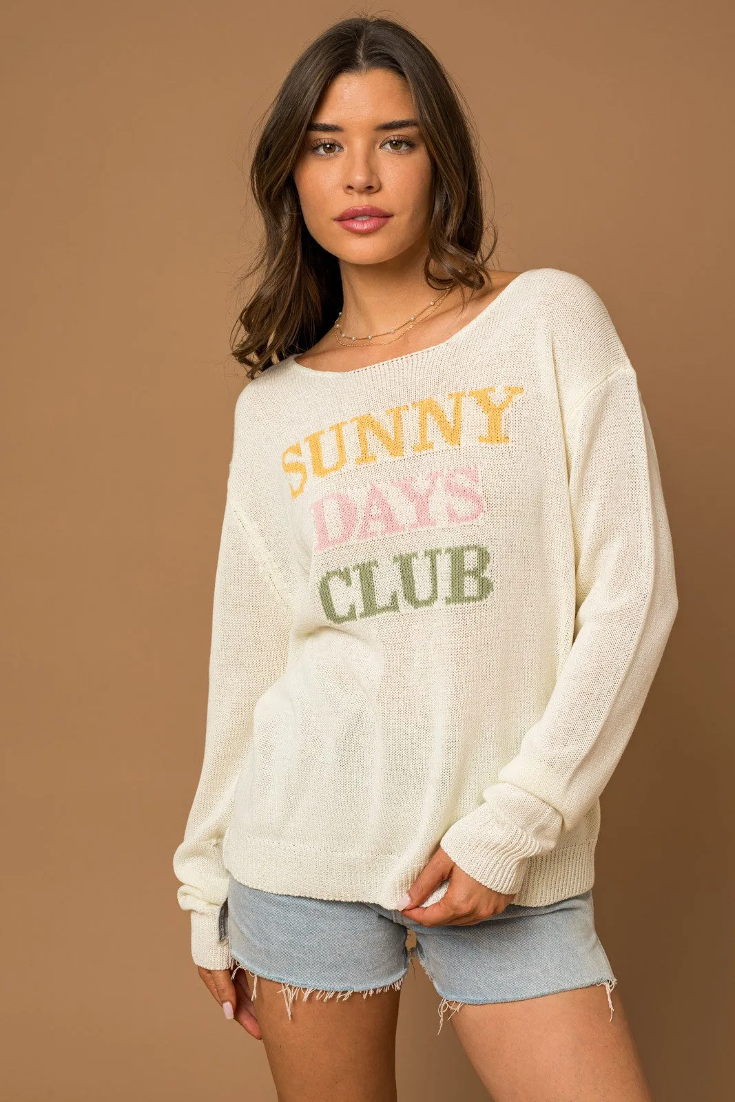 Sunny Days Club Sweater