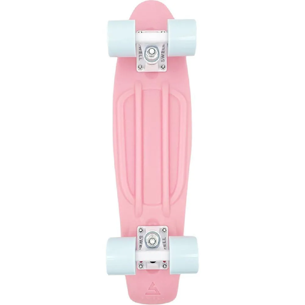 Swell 22" Complete Coral Pink White mini Skateboard