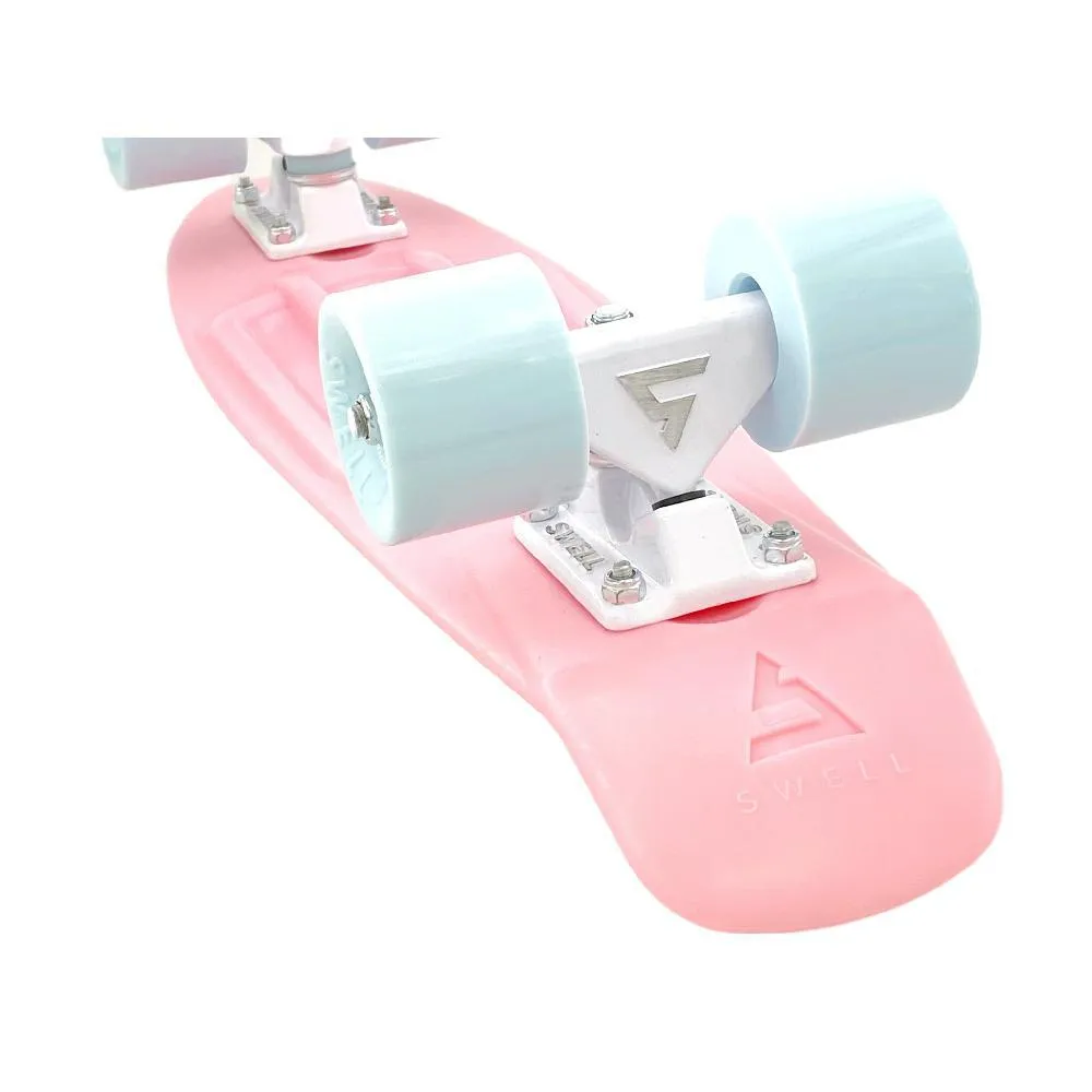 Swell 22" Complete Coral Pink White mini Skateboard