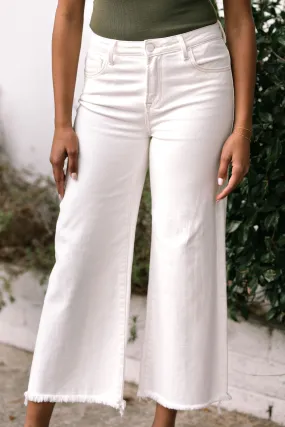 Tania Cropped Wide Leg Jeans