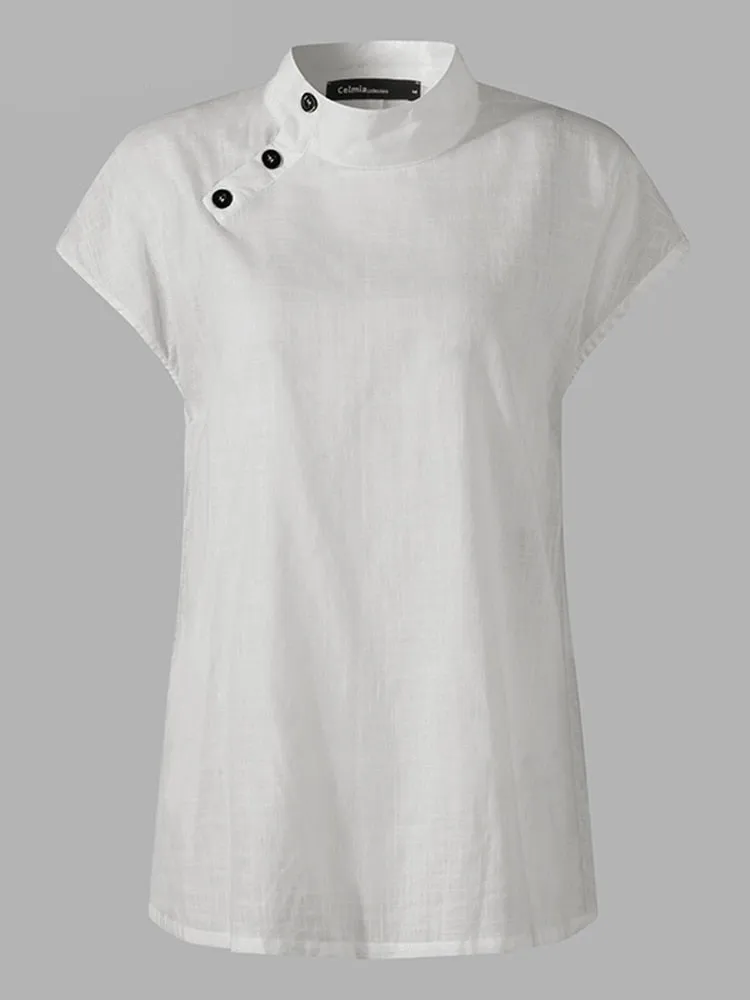 TEEK - Lightweight Button Detail Top