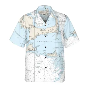 The Nantucket Sound Coconut Button Camp Shirt