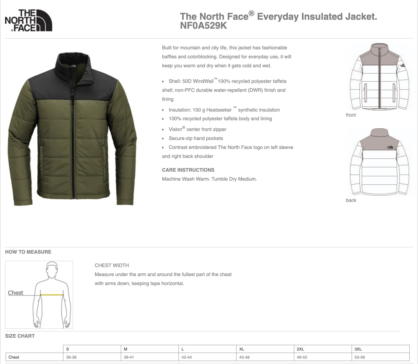 The North Face® Everyday Insulated Jacket