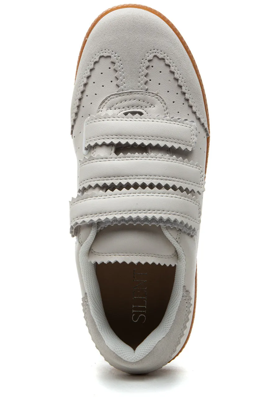 The Velcro Court Sneaker in White