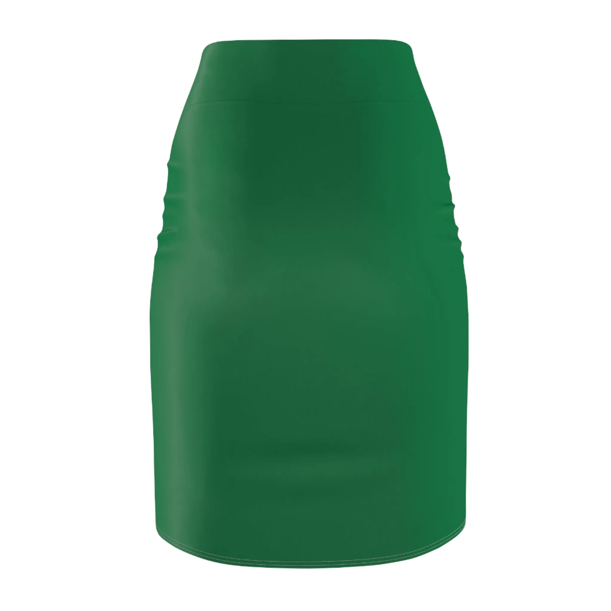 Thug Life Women's Pencil Skirt - Stylish Green Skirt for Bold Fashion Statements