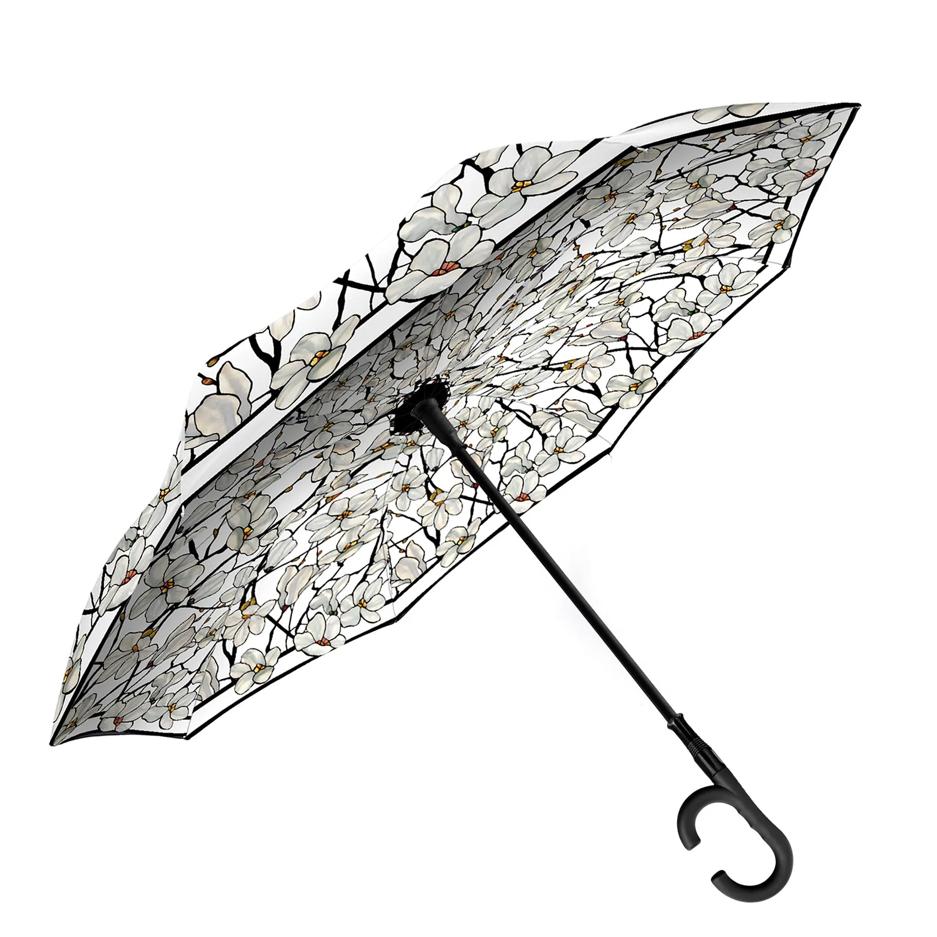 Tiffany Magnolia Reverse Umbrella