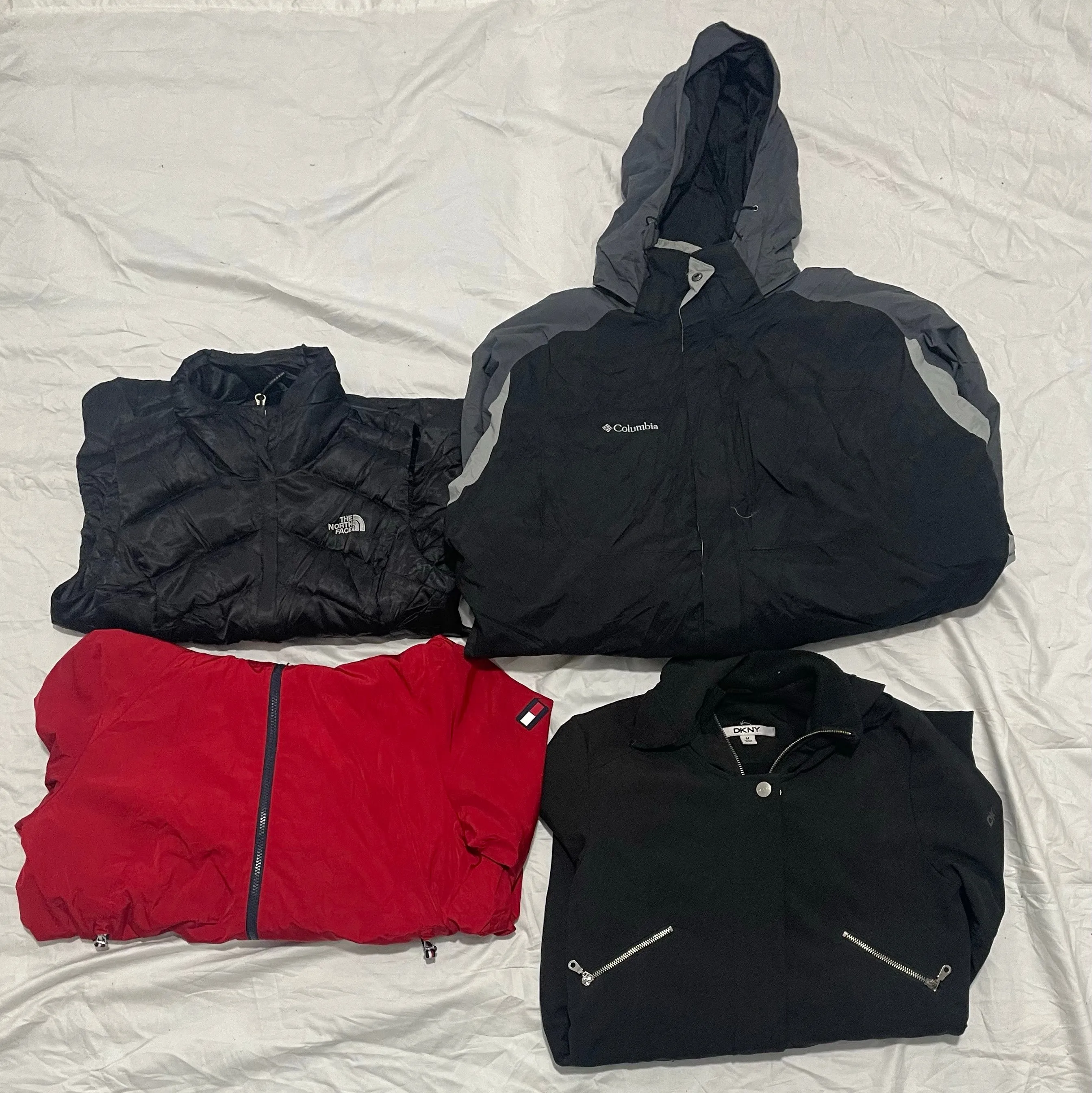 TNF / COLUMBIA / TOMMY HILFIGER / DKNY JACKETS MIX-15 pieces