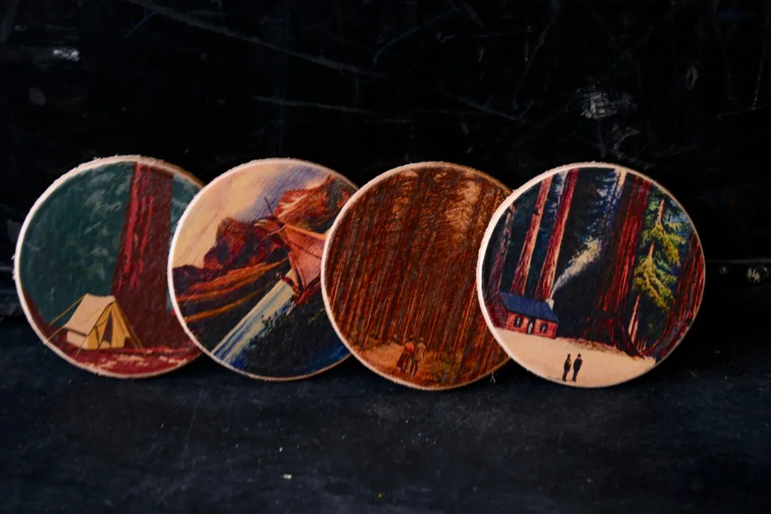 Tree Hugger Coasters from Flight Path Designs