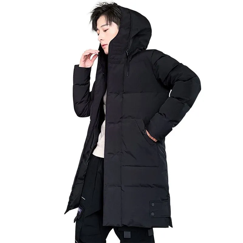 Trendy Thickened Knee-Length Puffer Jacket