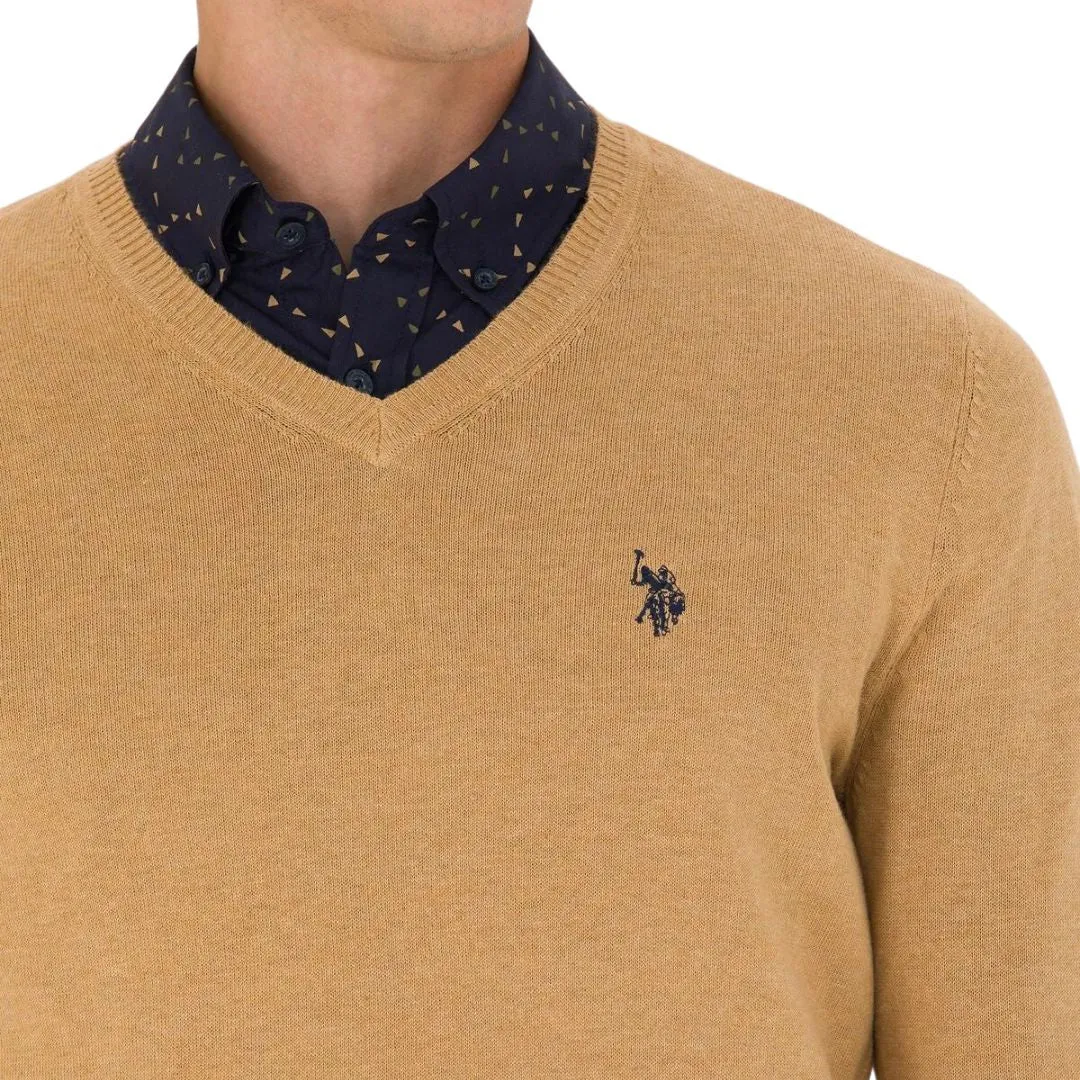 U.S. POLO ASSN. V Neck Knitwear Sweater Men 50275819-VR123