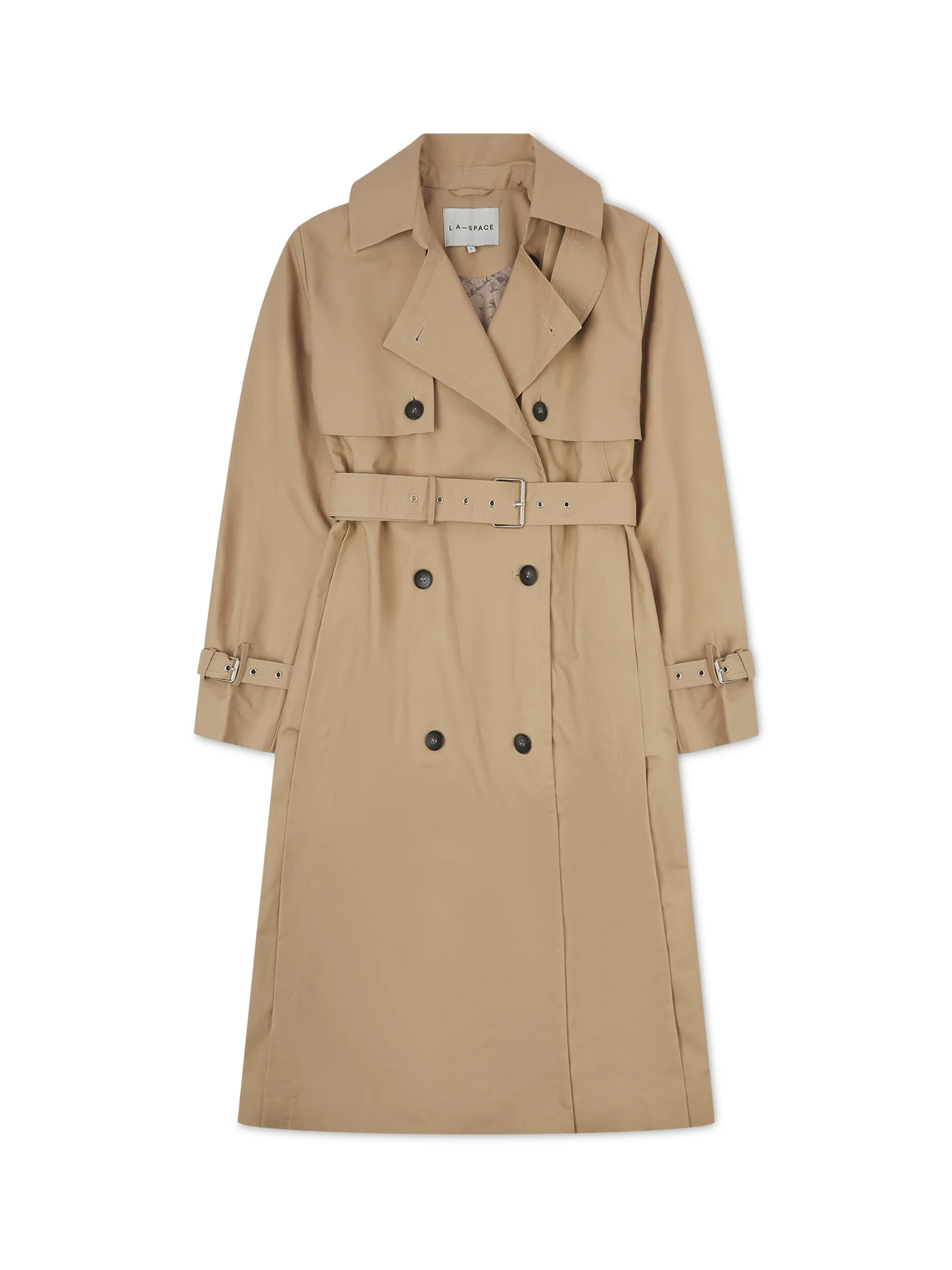 'VERSAILLES' SIGNATURE TRENCH COAT CAMEL