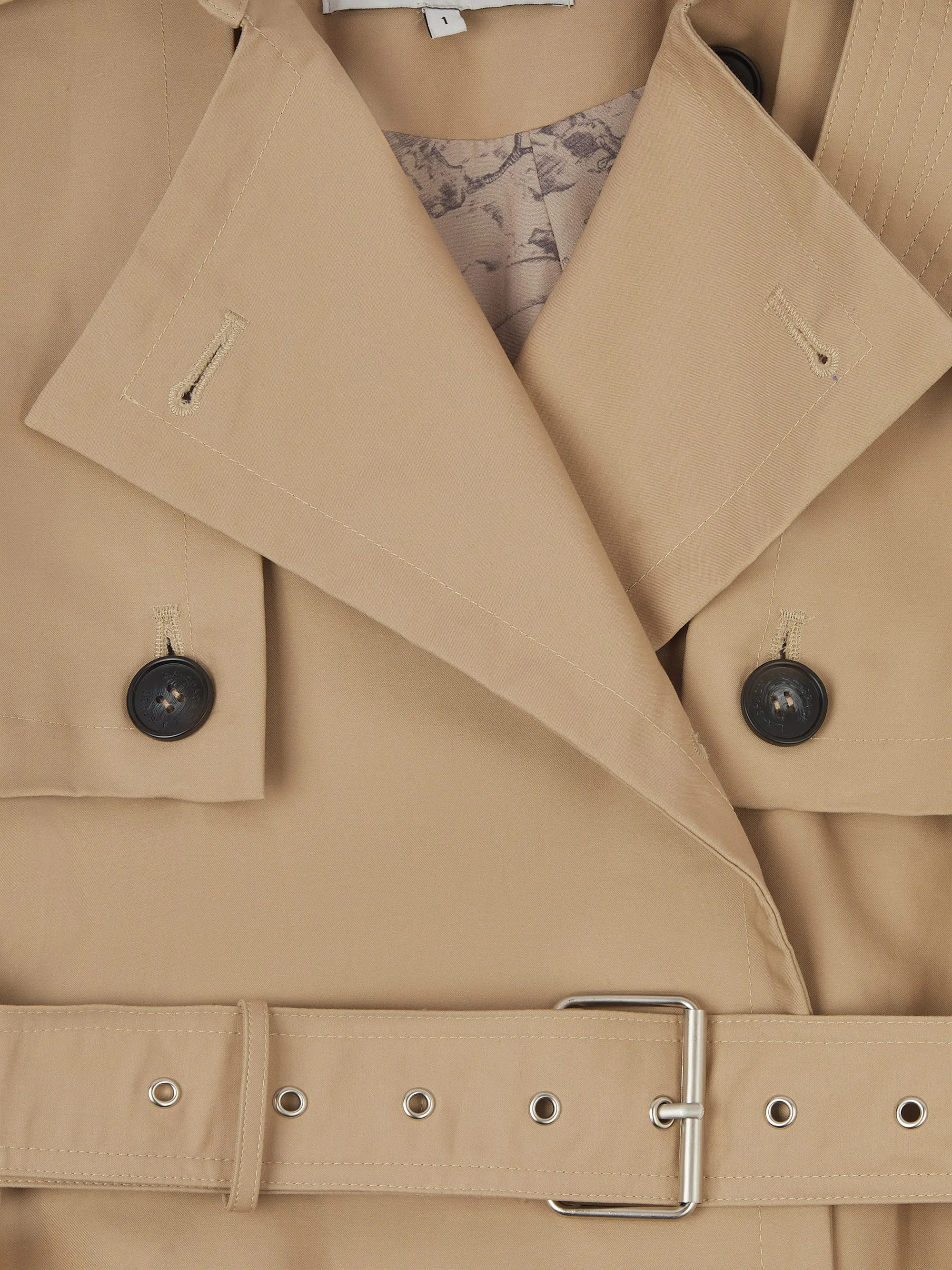 'VERSAILLES' SIGNATURE TRENCH COAT CAMEL