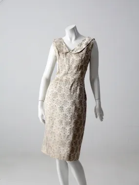 vintage 60s brocade dress