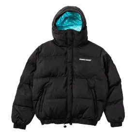 Virginity Rocks Registered Black Puffer Jacket