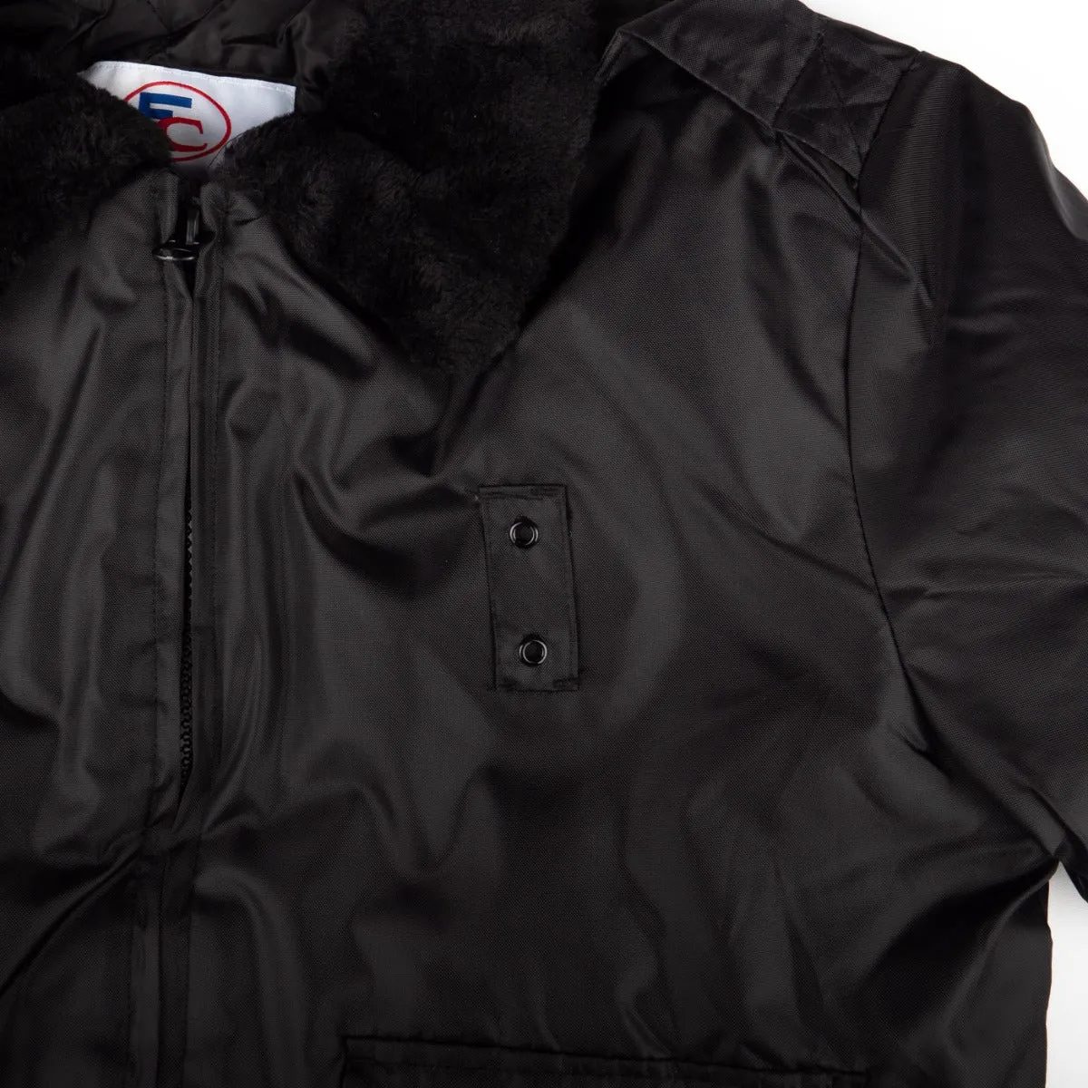 Watch-Guard Bomber Jacket (Black) with Reflective Security ID