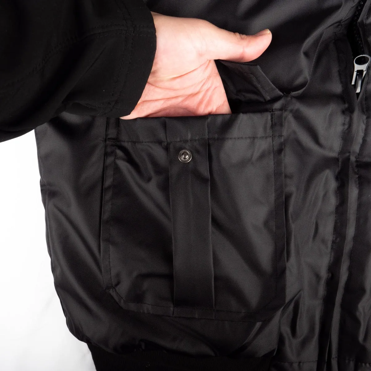 Watch-Guard Bomber Jacket (Black)