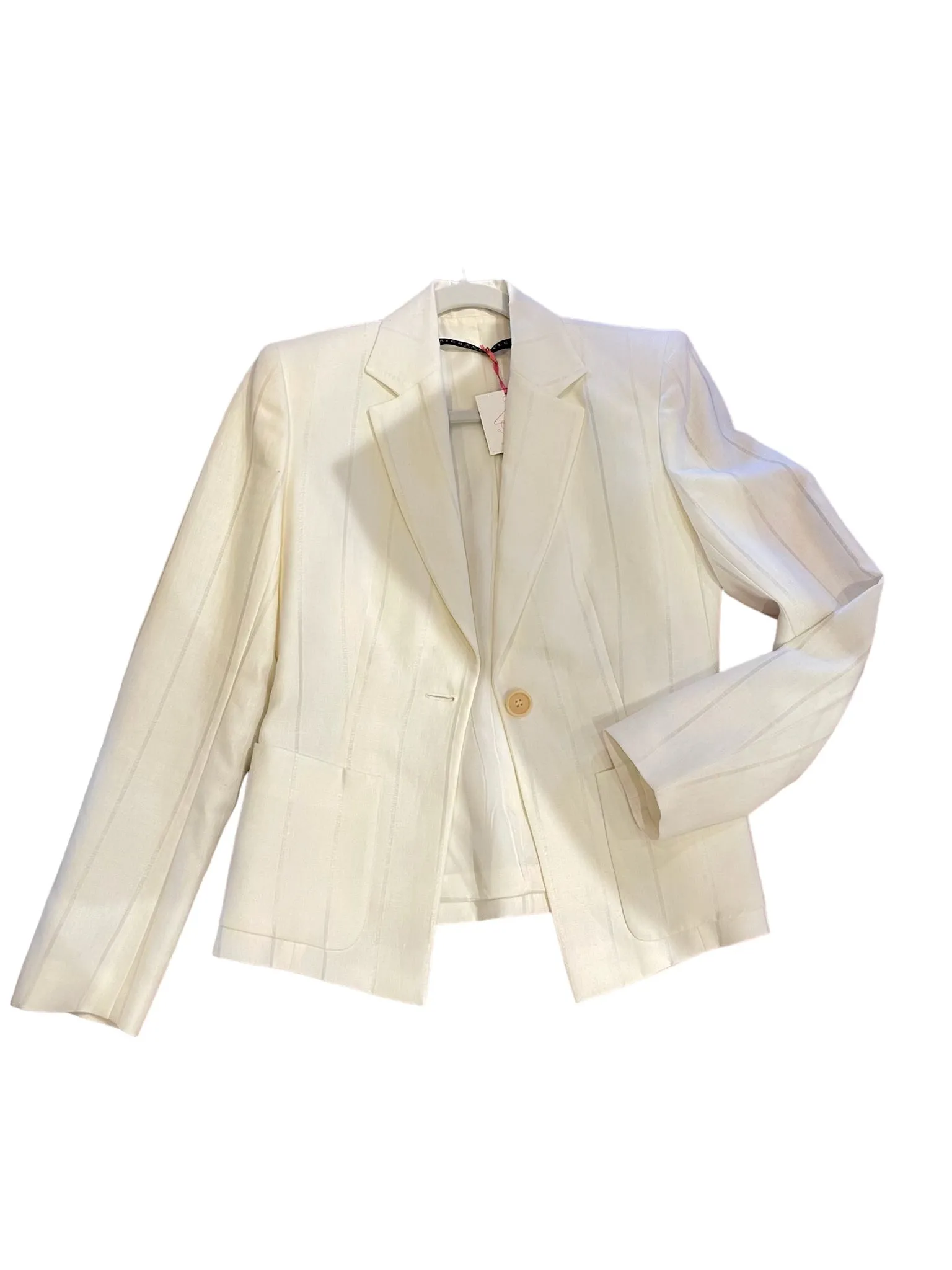 White Linen Suit By Richard Tyler