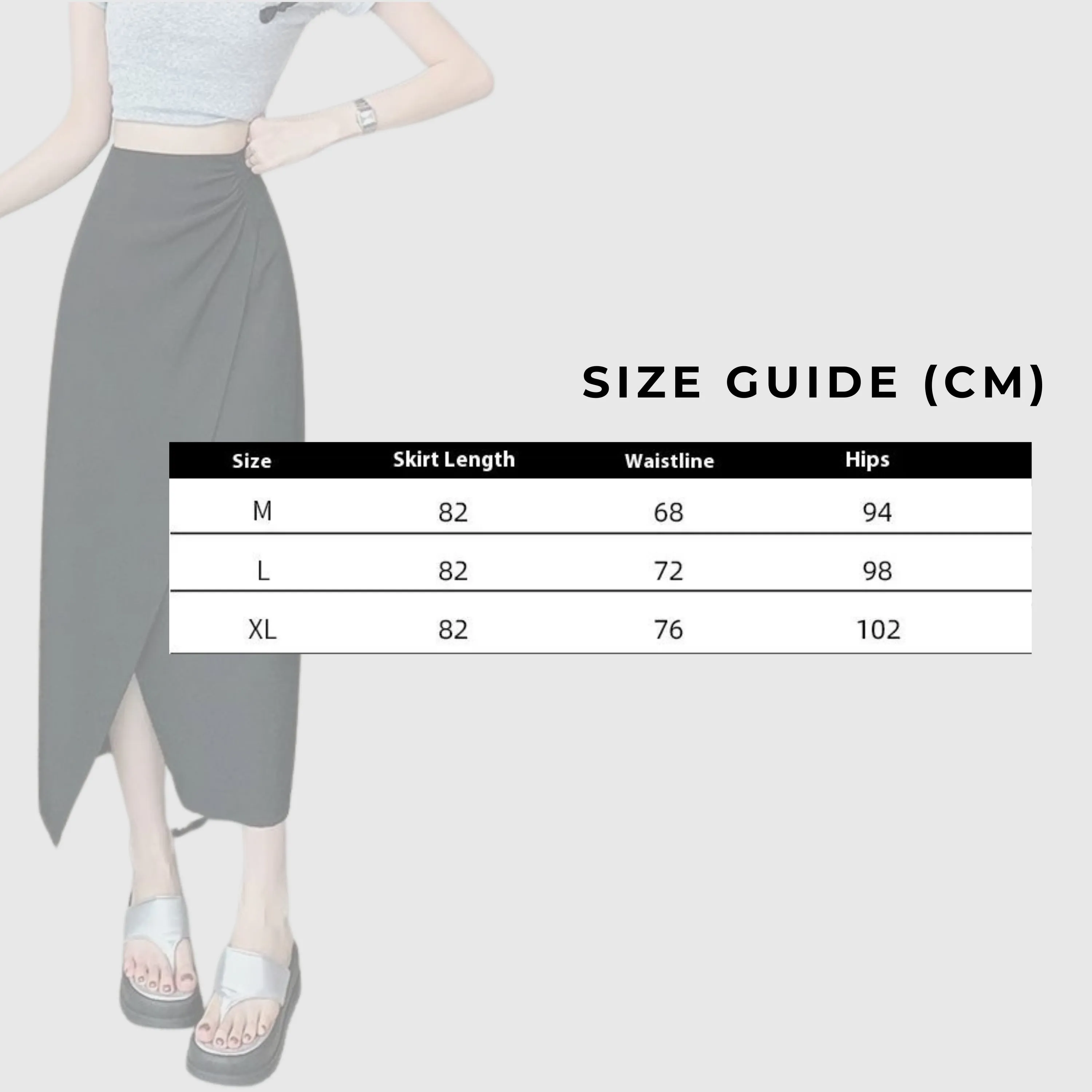 Women's Slim Fit High Waist Suit Skirt