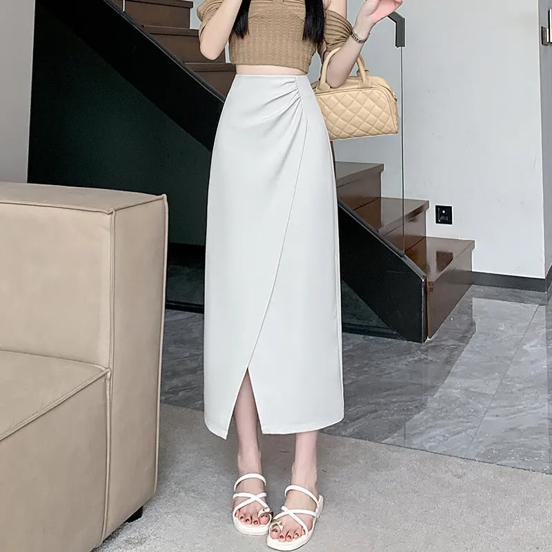 Women's Slim Fit High Waist Suit Skirt