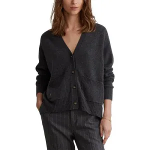 Wool-Blend Buttoned Cardigan